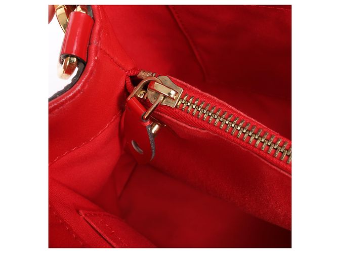 Borsa Louis Vuitton Vernis Montaigne BB Rossa M50170 Rosso - vista 20