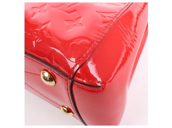 Borsa Louis Vuitton Vernis Montaigne BB Rossa M50170 Rosso - vista 9