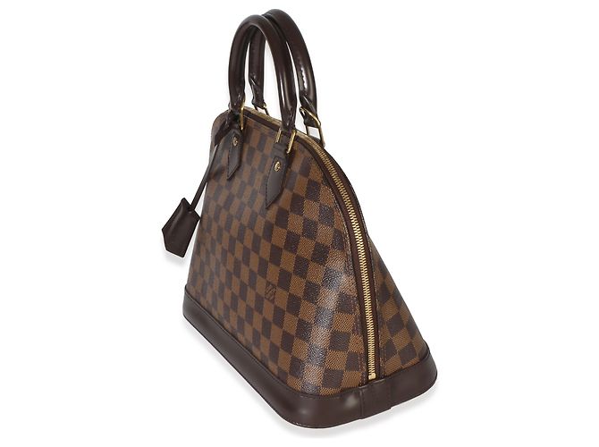 Louis Vuitton Damier Ebene Canvas Alma PM Marrone - vista 3