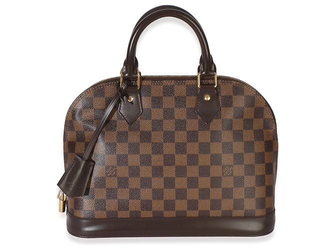 Louis Vuitton Damier Ebene Canvas Alma PM Marrone - vista 8