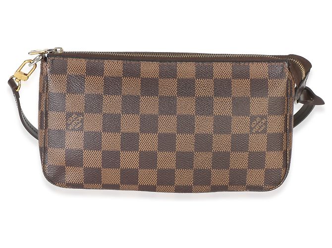 Louis Vuitton Damier Ebene Canvas Pochette Accessoires NM Marrone - vista 2