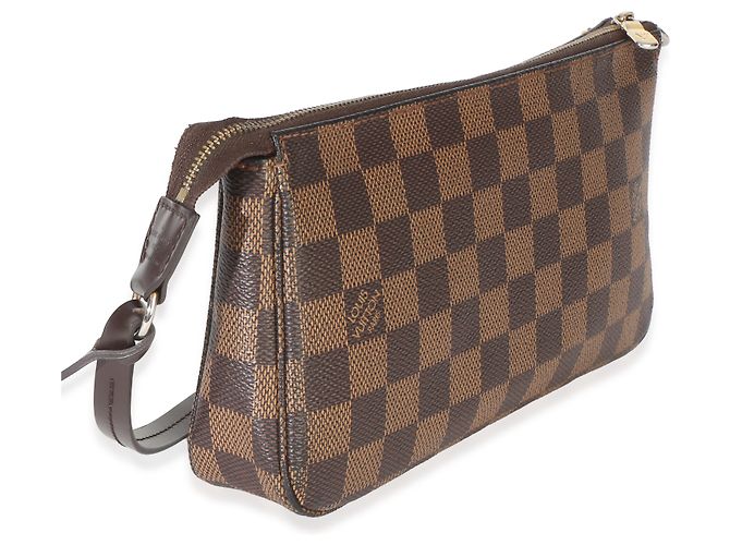 Louis Vuitton Damier Ebene Canvas Pochette Accessoires NM Marrone - vista 4