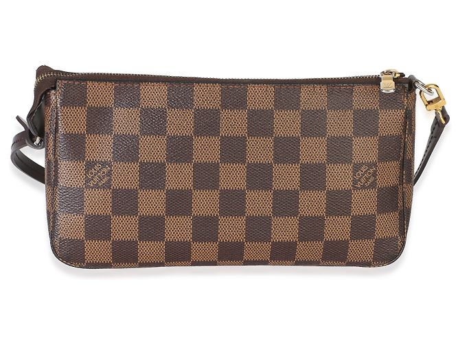 Louis Vuitton Damier Ebene Canvas Pochette Accessoires NM Marrone - vista 8