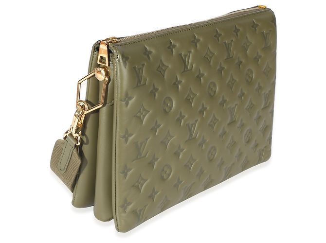 Louis Vuitton Coussin MM aus Olive Monogram Embossed Lambskin Grün - Ansicht 4