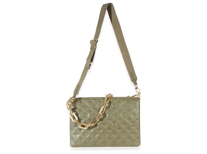 Louis Vuitton Coussin MM aus Olive Monogram Embossed Lambskin Grün - Ansicht 5
