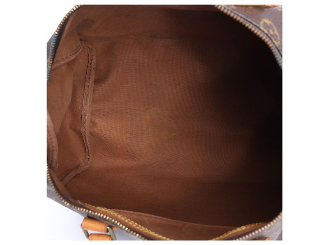 Borsa Louis Vuitton Speedy 35 Monogram Canvas Marrone M41524 - vista 13