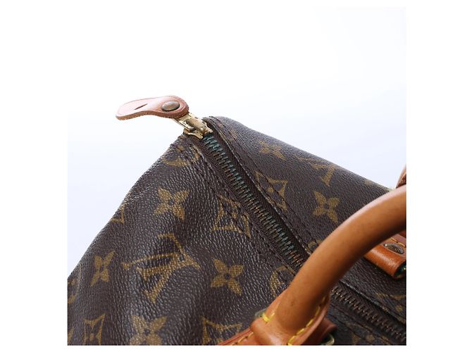 Borsa Louis Vuitton Speedy 35 Monogram Canvas Marrone M41524 - vista 5