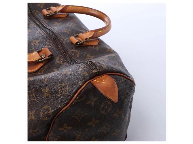 Borsa Louis Vuitton Speedy 35 Monogram Canvas Marrone M41524 - vista 7