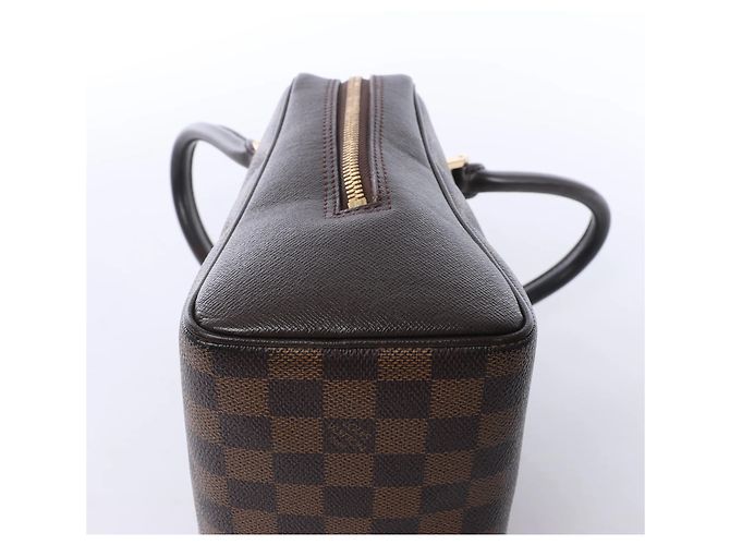 Borsa Louis Vuitton Brera Damier Ebene marrone N51150 Rosso - vista 10