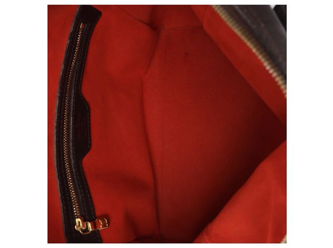 Borsa Louis Vuitton Brera Damier Ebene marrone N51150 Rosso - vista 11