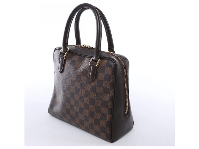Borsa Louis Vuitton Brera Damier Ebene marrone N51150 Rosso - vista 4