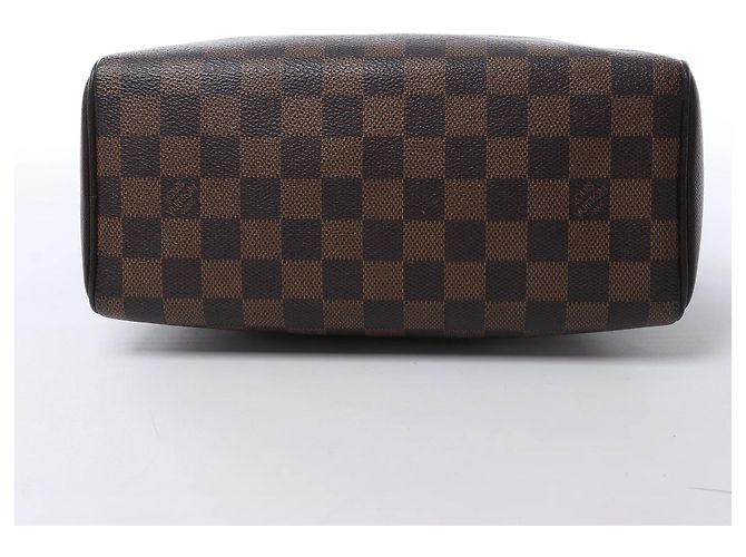 Borsa Louis Vuitton Brera Damier Ebene marrone N51150 Rosso - vista 8