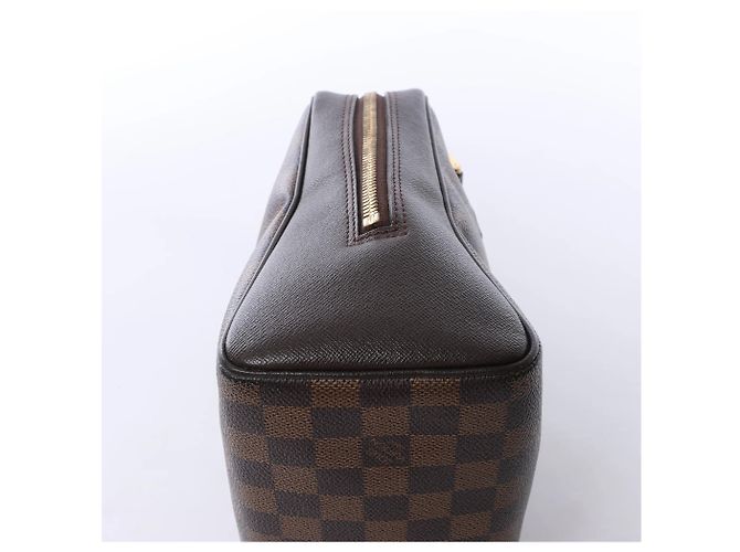 Borsa Louis Vuitton Brera Damier Ebene marrone N51150 Rosso - vista 9