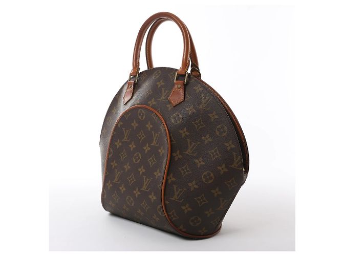 Borsa Louis Vuitton Ellipse MM Monogram Canvas Marrone M51126 - vista 3