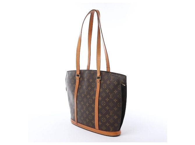Borsa a tracolla Louis Vuitton Babylone Classic Monogram Canvas marrone M51102 - vista 2