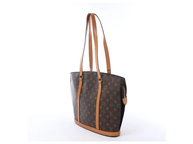 Borsa a tracolla Louis Vuitton Babylone Classic Monogram Canvas marrone M51102 - vista 4