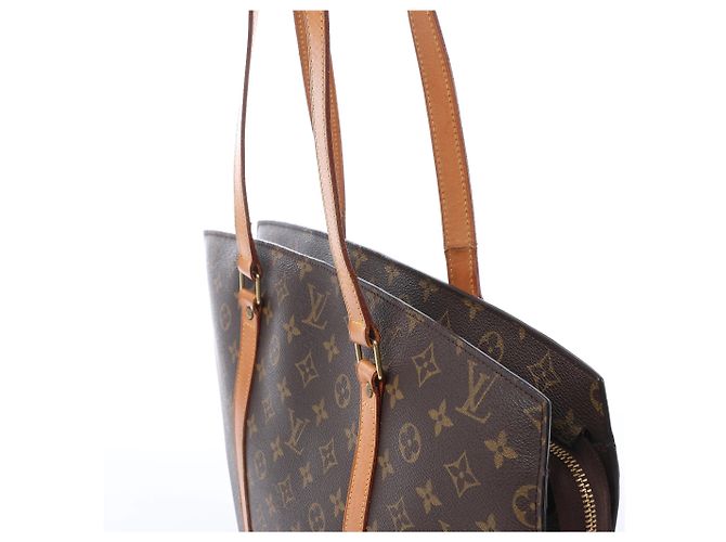 Borsa a tracolla Louis Vuitton Babylone Classic Monogram Canvas marrone M51102 - vista 5