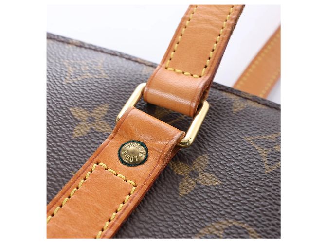 Borsa a tracolla Louis Vuitton Babylone Classic Monogram Canvas marrone M51102 - vista 8