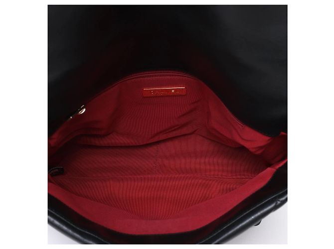 Borsa a tracolla Chanel 19 Large in pelle con catena nera 30157954 Rosso - vista 11