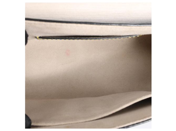 Borsa a tracolla Louis Vuitton Twist MM in pelle Epi blu M50271 Beige - vista 10