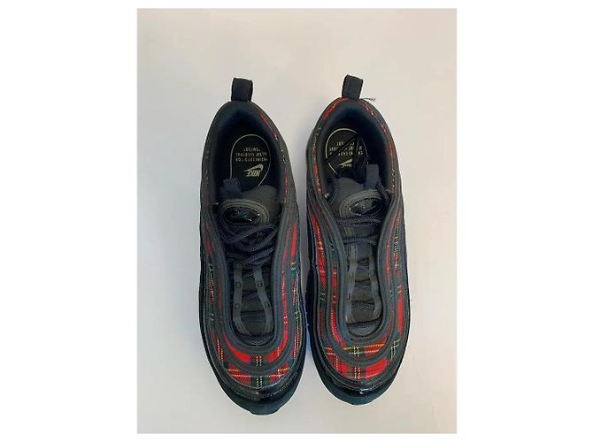 Nike Air Max 97 Tartan Nero Rosso Giallo - vista 2