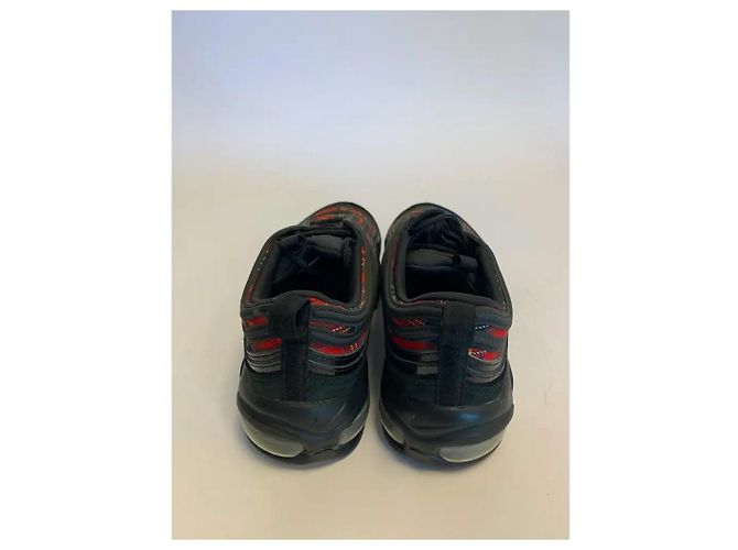 Nike Air Max 97 Tartan Nero Rosso Giallo - vista 7