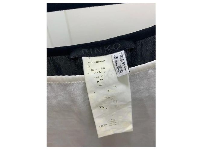 Vestido corto de seda Pinko Multicolor - vista 3