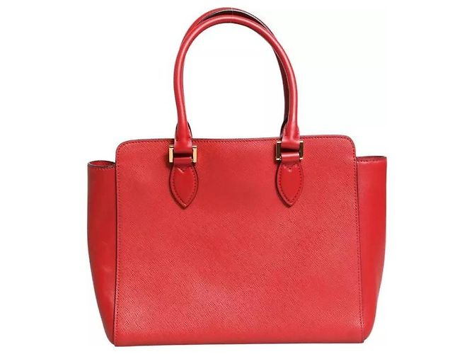 Borsa Prada in pelle Saffiano e Soft Calf Red Fuoco 1BA113 Rosso - vista 2