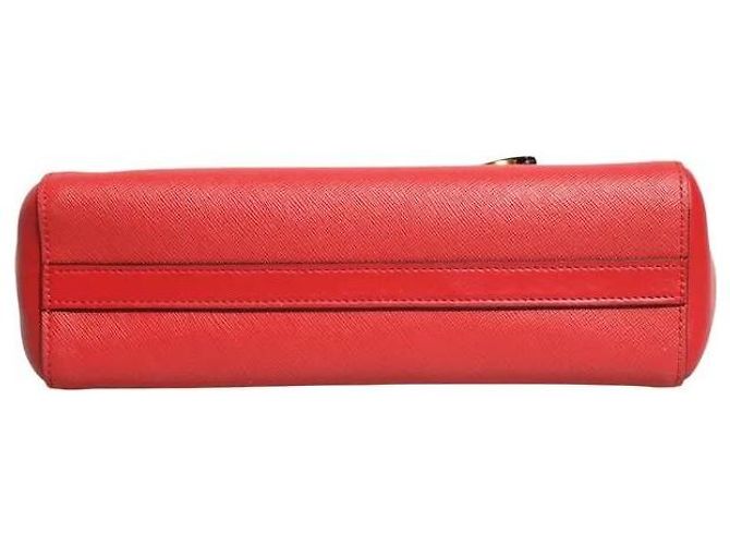 Borsa Prada in pelle Saffiano e Soft Calf Red Fuoco 1BA113 Rosso - vista 3