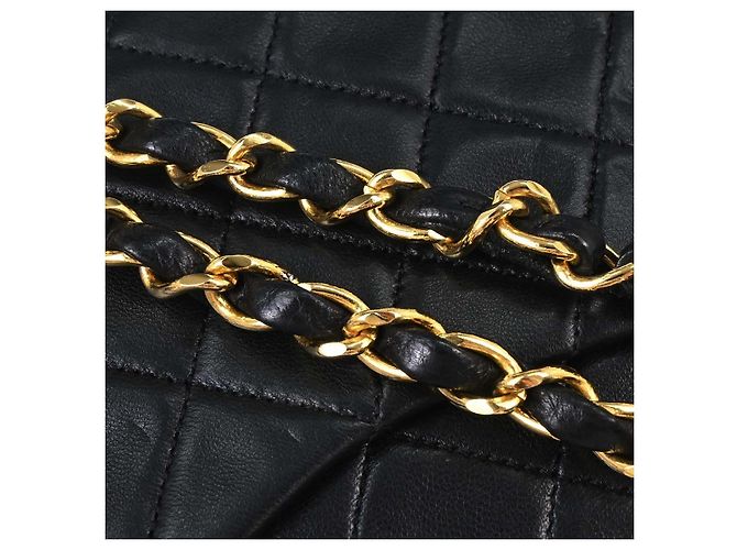 Chanel Timeless - Classic Double Flap Leather 23 Nero - vista 6