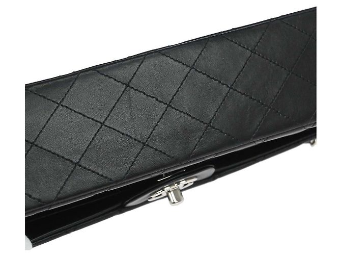 Chanel Timeless - Borsa Classic Double Flap in Pelle medium Nero - vista 3