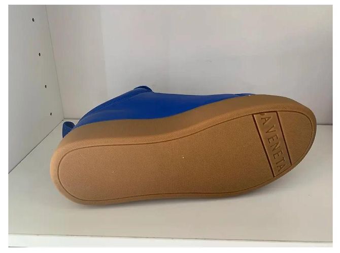 Bottega Veneta Quilt Sneakers Basse Blu - vista 6