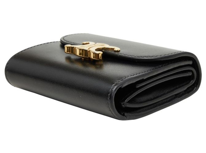 Céline Celine Triomphe Kleiner Geldbeutel Schwarz - Ansicht 4