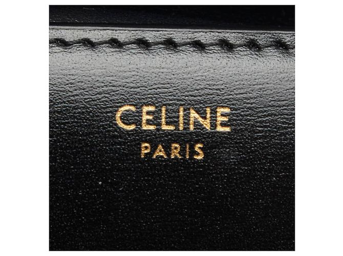 Céline Celine Triomphe Kleiner Geldbeutel Schwarz - Ansicht 8