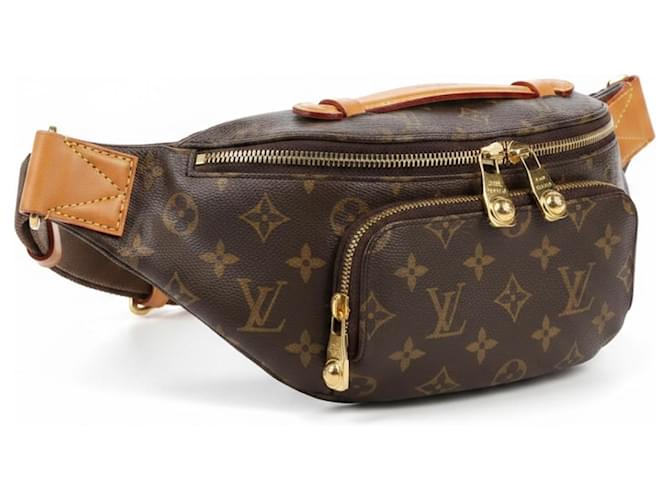 Bumbag Louis Vuitton Marsupio Rush Monogram Canvas Marrone Monogramma - vista 2