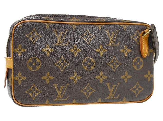 Louis Vuitton Pochette Marly Bandouliere Monogram Canvas Marrone - vista 2