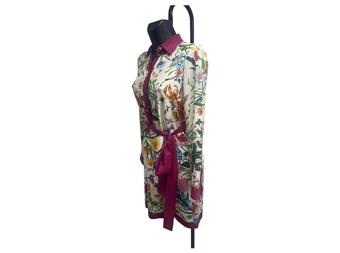 Abito in seta Gucci Flora - vista 2