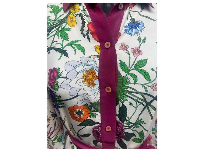 Abito in seta Gucci Flora - vista 3
