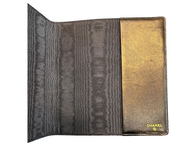 Chanel Notizbuch, schwarzes Lammleder - Ansicht 3