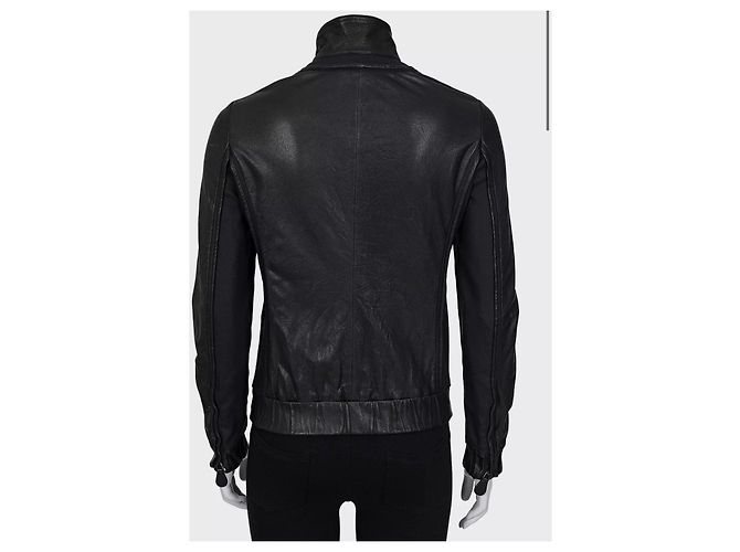 Schwarze Lederjacke Bottega Veneta - IT 38 / XS Gebraucht - Ansicht 3