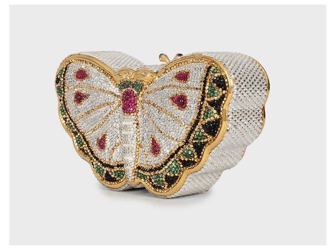Clutch Judith Leiber Butterfly Crystal Pre-owned - vista 2