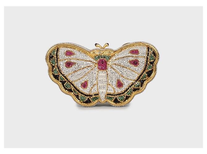 Clutch Judith Leiber Butterfly Crystal Pre-owned - vista 3