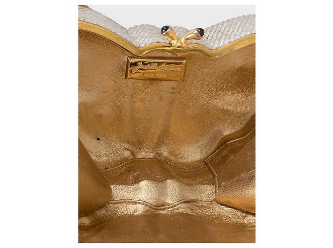 Clutch Judith Leiber Butterfly Crystal Pre-owned - vista 4