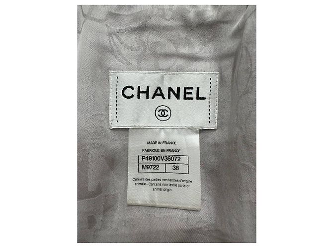 CHANEL Fantasy Tweed Kleid Hellrosa & Weiß Gr. 38 gebraucht - vista 6