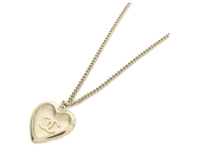 Collar Chanel AB9385 Blanco Dorado - vista 3