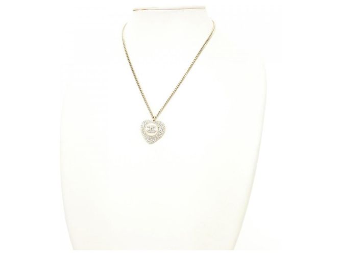 Collar Chanel AB9385 Blanco Dorado - vista 5