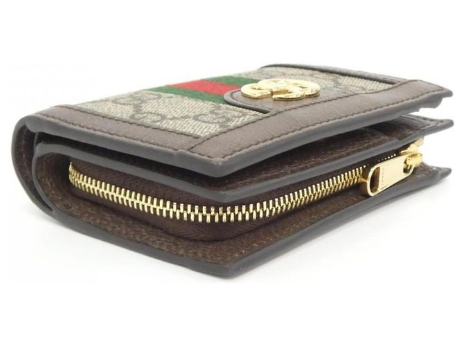 Gucci Ophidia Bi-fold Wallet Braun Beige - Ansicht 3