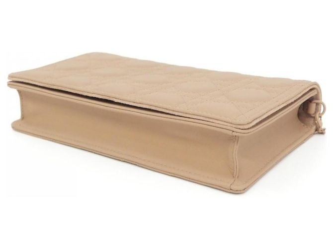 Pochette Lady Dior Christian Dior Beige - vista 3