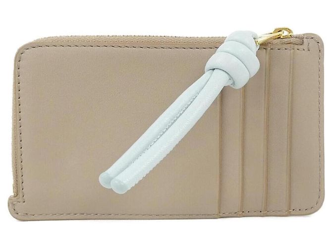 Monedero de piel de becerro Loewe Beige Arena - vista 2