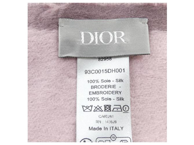 Stola in seta Christian Dior viola Porpora - vista 3